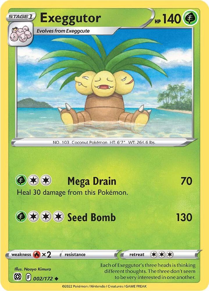 Pokemon Exeggutor 2/172 Brilliant Stars