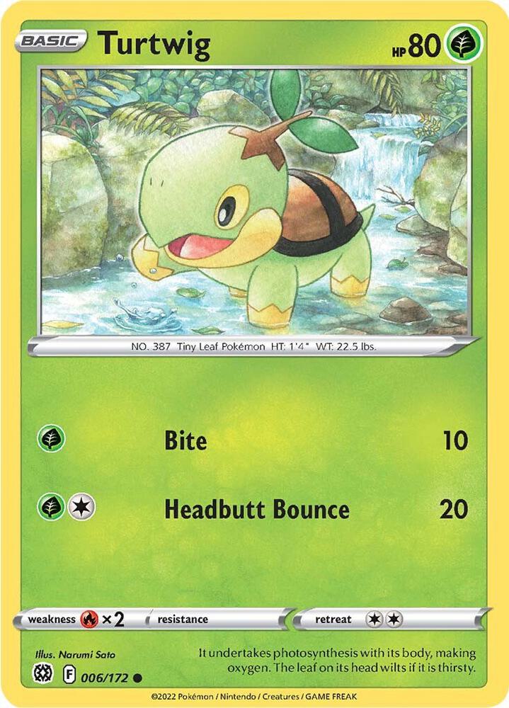 Pokemon Turtwig 6/172 Brilliant Stars