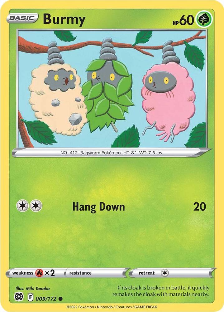 Pokemon Burmy 9/172 Brilliant Stars