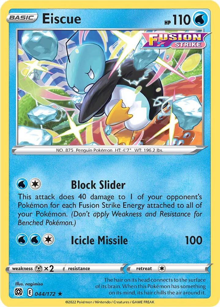 Pokemon Eiscue 44/172 Brilliant Stars