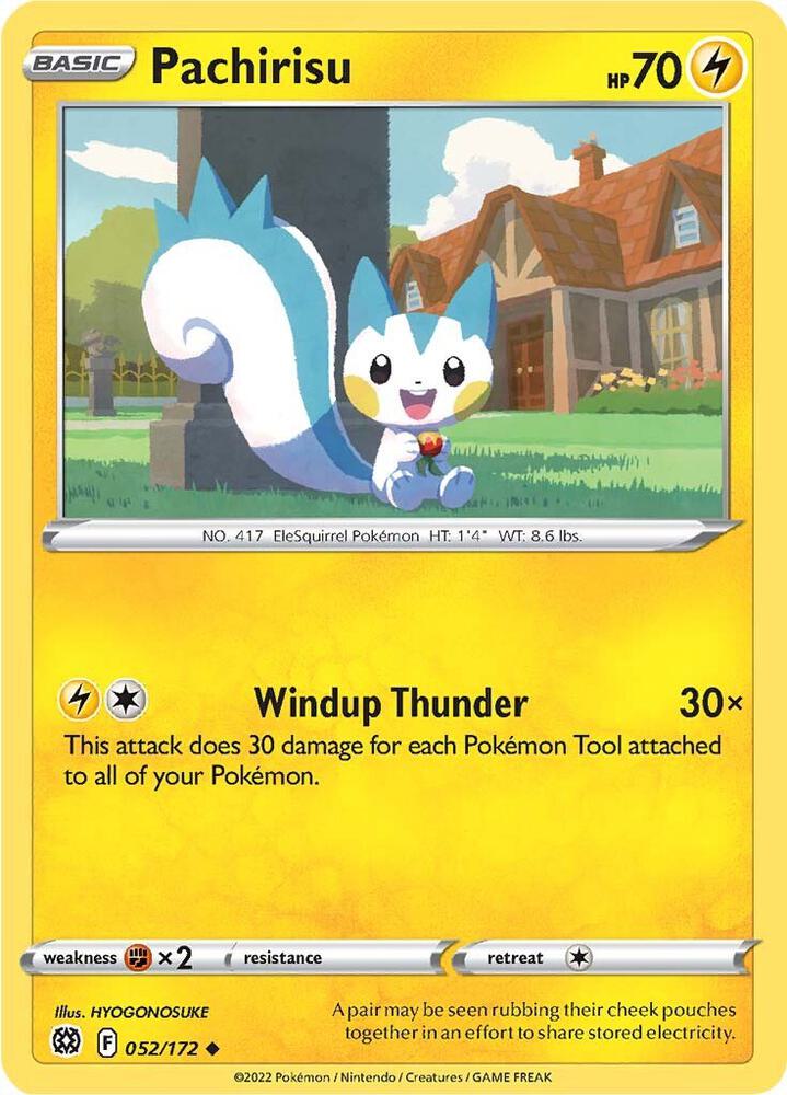 Pokemon Pachirisu 52/172 Brilliant Stars