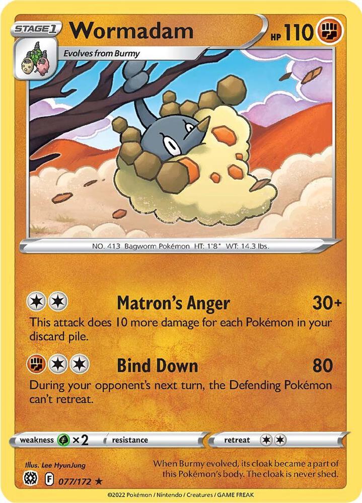 Pokemon Wormadam 77/172 Brilliant Stars