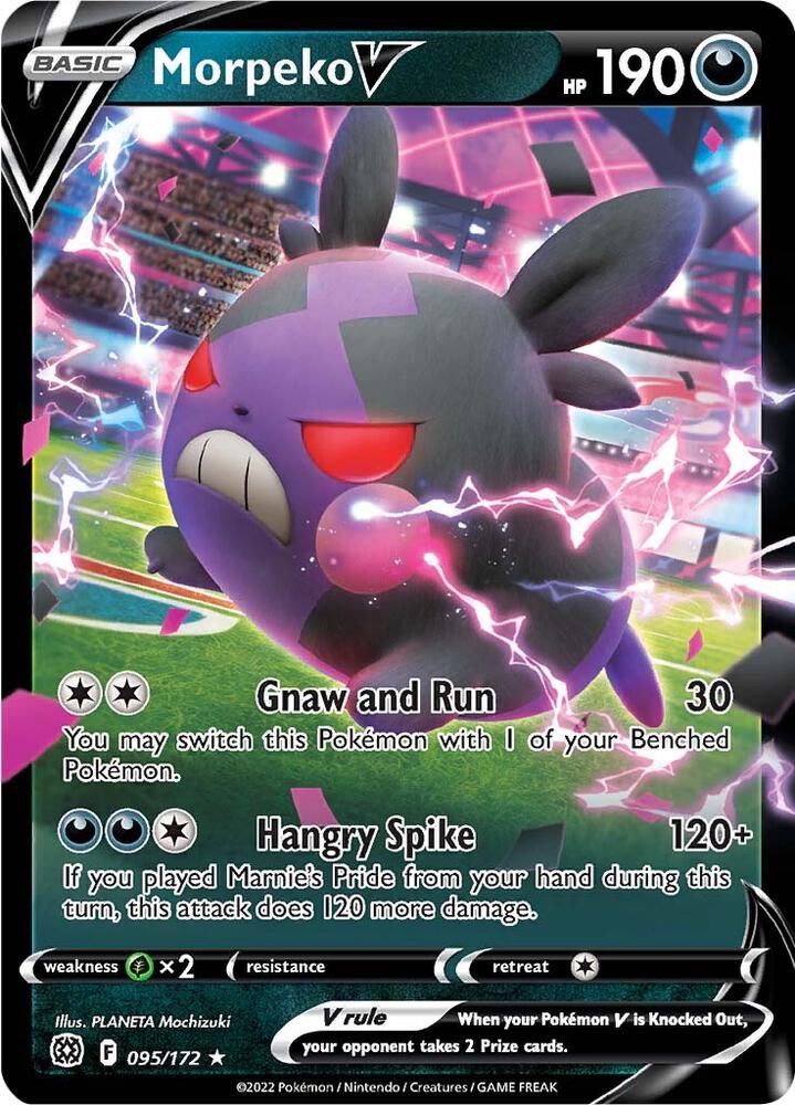 Pokemon Morpeko V 95/172 Brilliant Stars