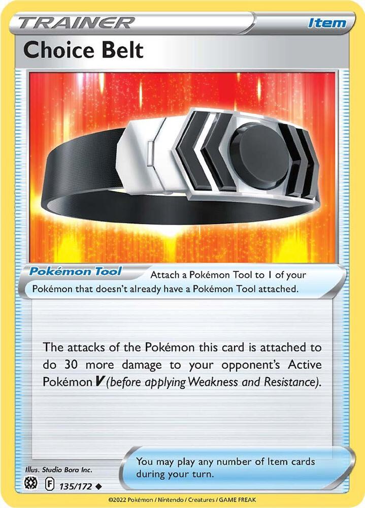 Pokemon Choice Belt 135/172 Brilliant Stars