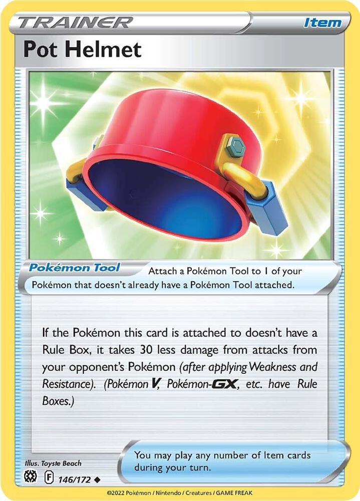 Pokemon Pot Helmet 146/172 Brilliant Stars