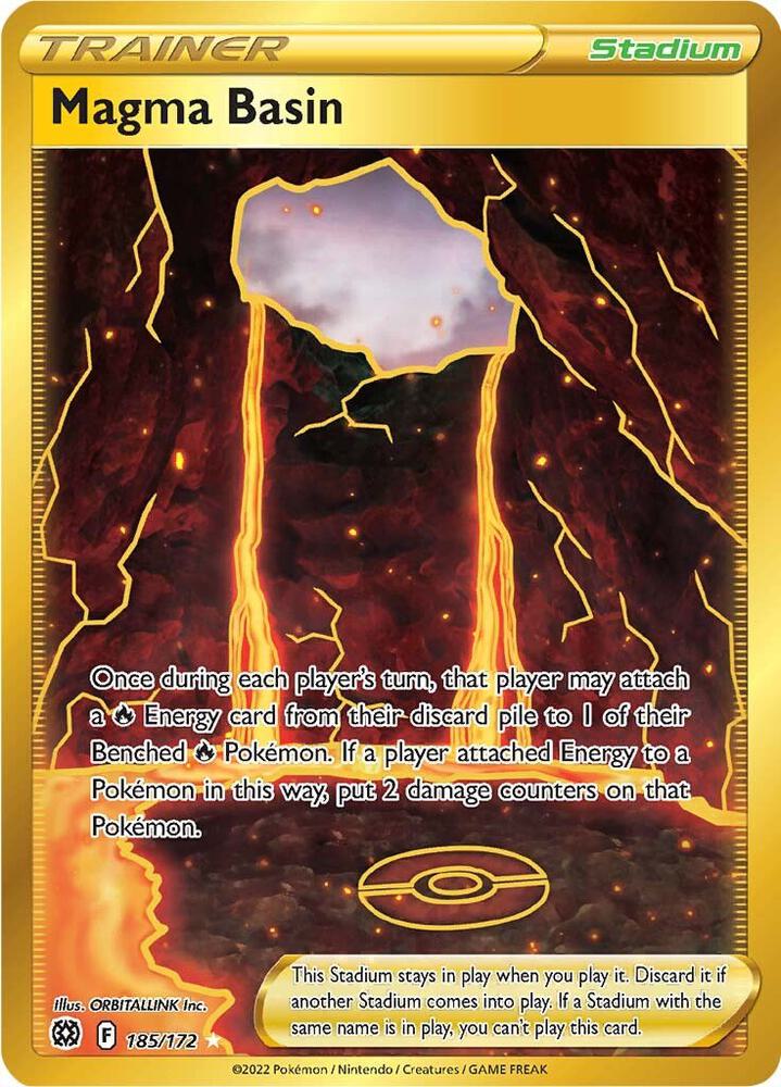 Pokemon Magma Basin 185/172 Brilliant Stars
