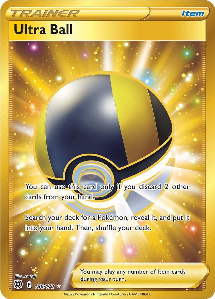 Pokemon Ultra Ball 186/172 Brilliant Stars