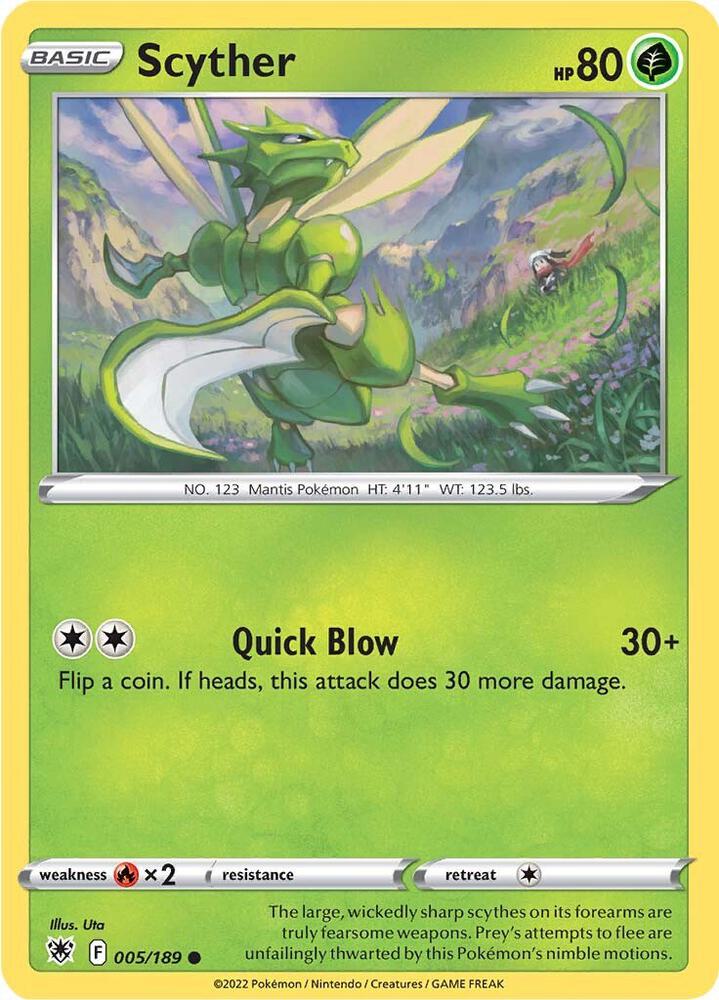Pokemon Scyther 5/189 Astral Radiance