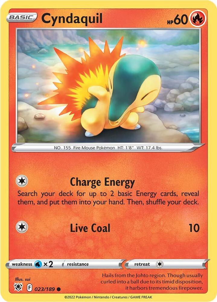 Pokemon Cyndaquil 23/189 Astral Radiance