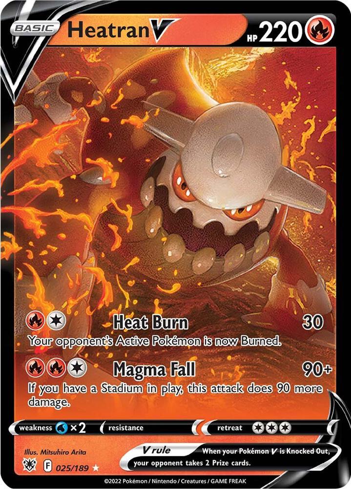 Pokemon Heatran V 25/189 Astral Radiance