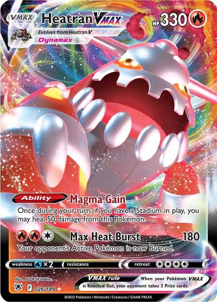Pokemon Heatran VMAX 26/189 Astral Radiance