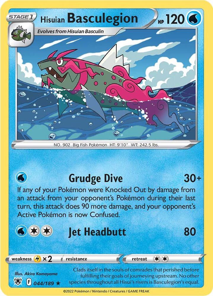 Pokemon Hisuian Basculegion 44/189 Astral Radiance
