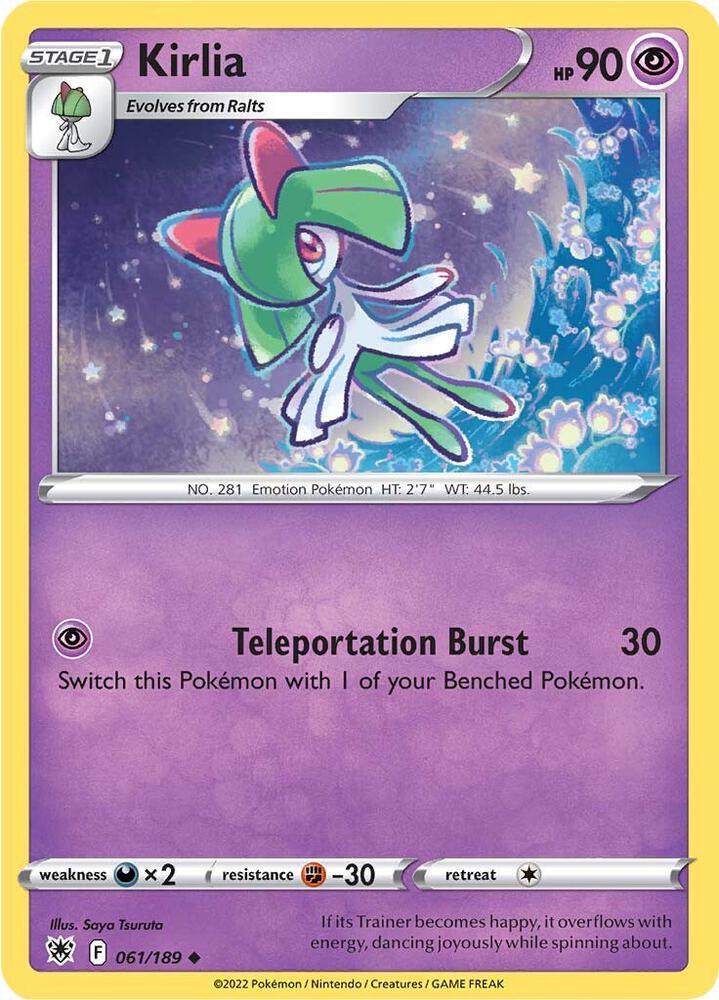 Pokemon Kirlia 61/189 Astral Radiance