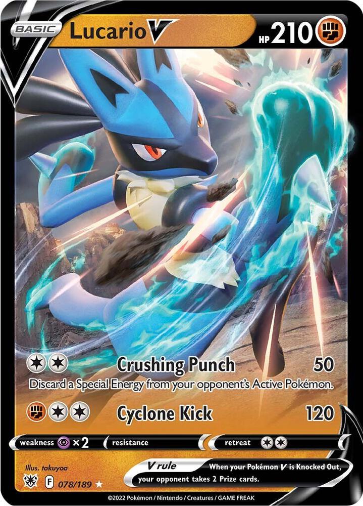 Pokemon Lucario V 78/189 Astral Radiance