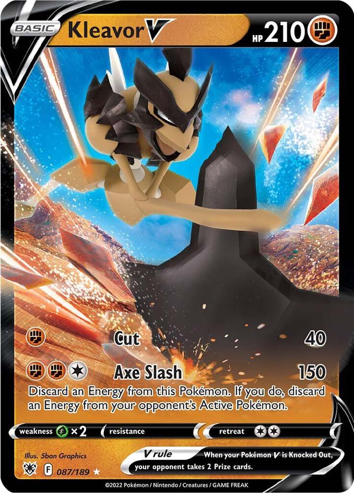Pokemon Kleavor V 87/189 Astral Radiance
