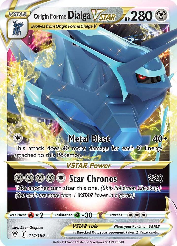 Pokemon Origin Forme Dialga VSTAR 114/189 Astral Radiance