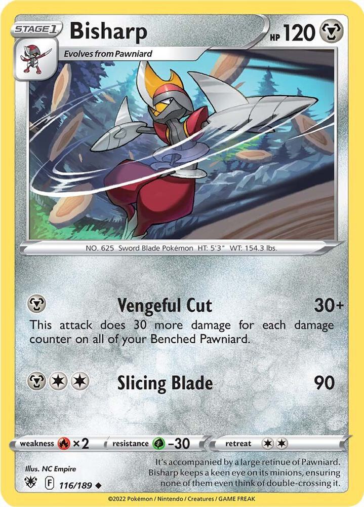 Pokemon Bisharp 116/189 Astral Radiance