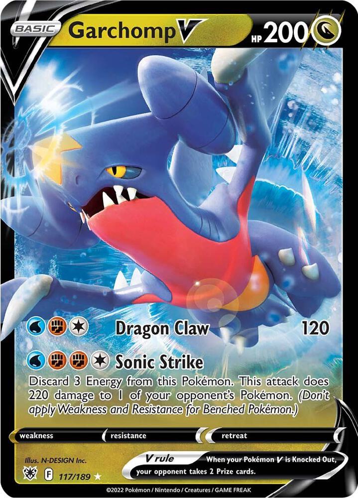 Pokemon Garchomp V 117/189 Astral Radiance