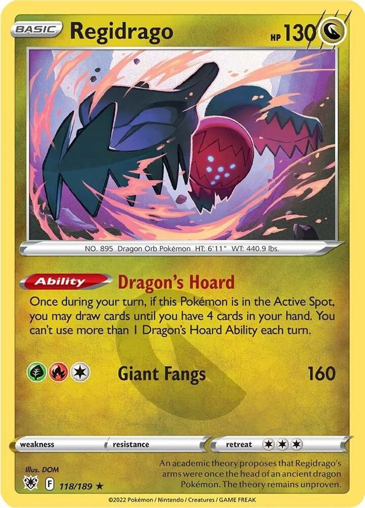 Pokemon Regidrago 118/189 Astral Radiance