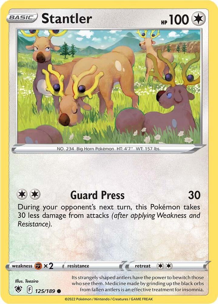 Pokemon Stantler 125/189 Astral Radiance