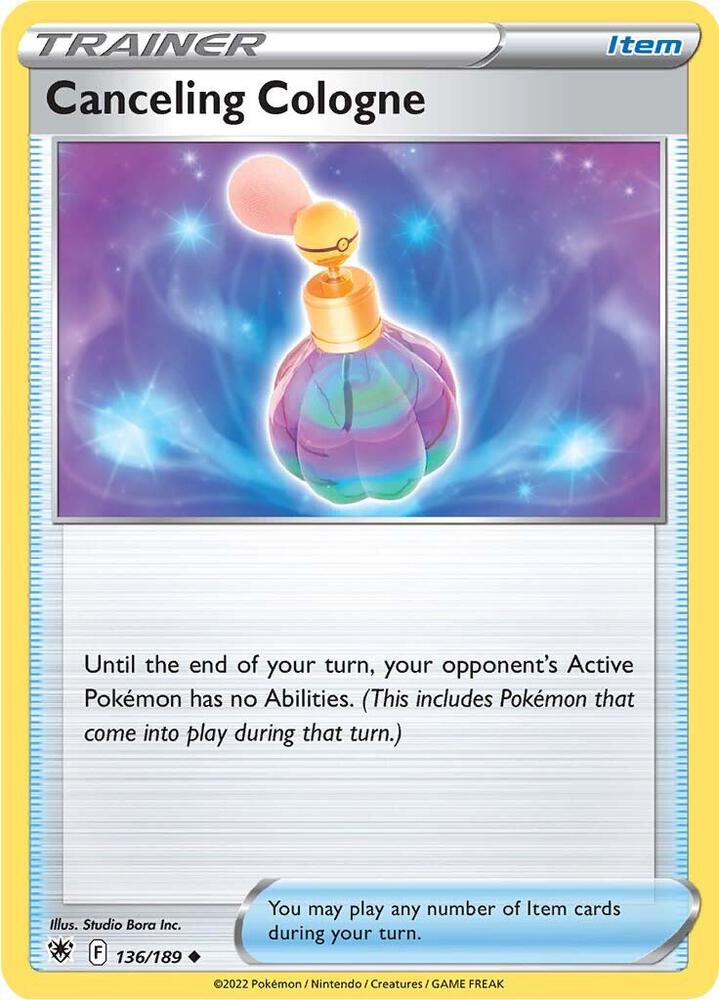 Pokemon Canceling Cologne 136/189 Astral Radiance