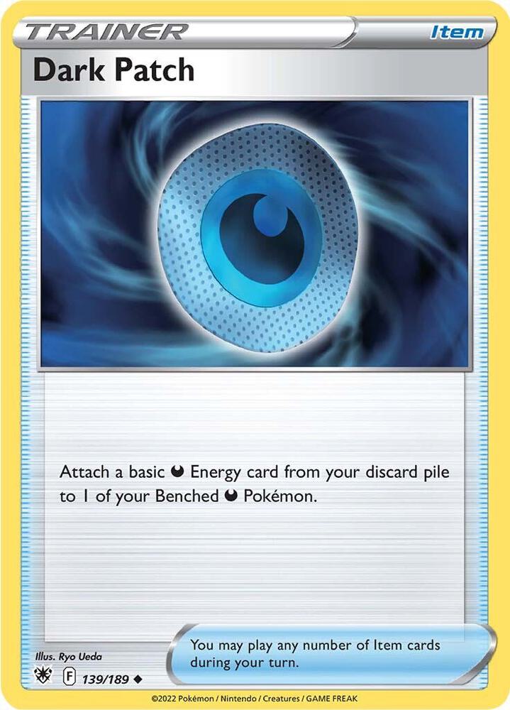 Pokemon Dark Patch 139/189 Astral Radiance