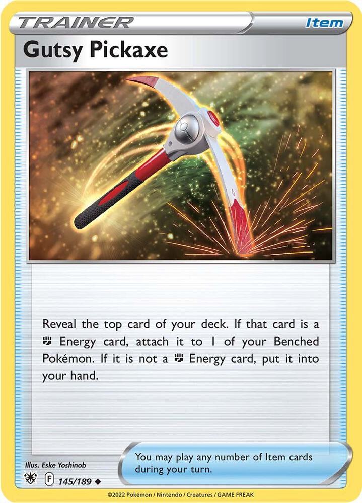 Pokemon Gutsy Pickaxe 145/189 Astral Radiance