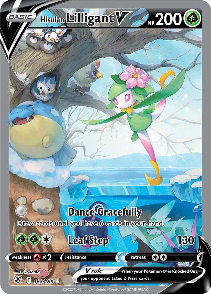 Pokemon Hisuian Lilligant V 163/189 Astral Radiance