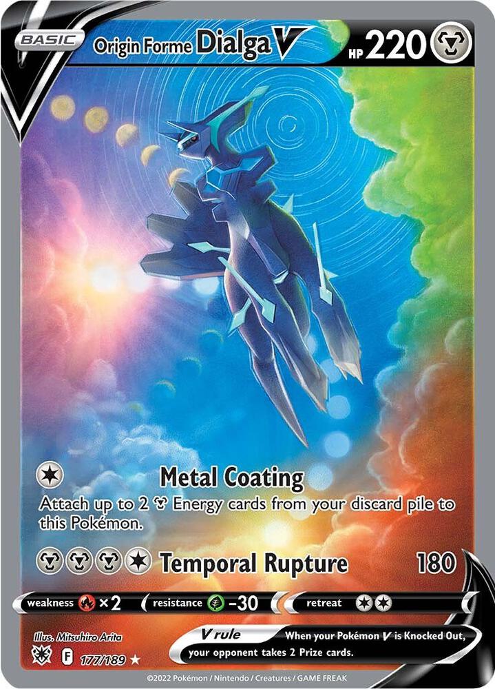 Pokemon Origin Forme Dialga V 177/189 Astral Radiance