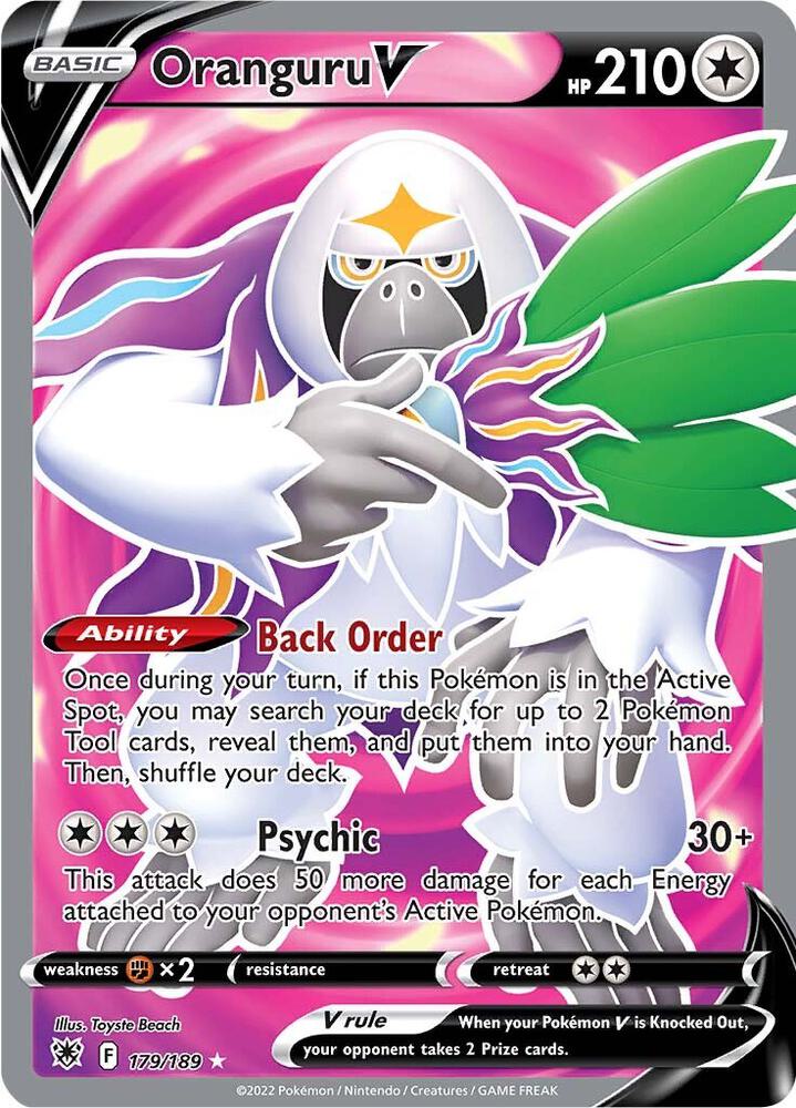 Pokemon Oranguru V 179/189 Astral Radiance