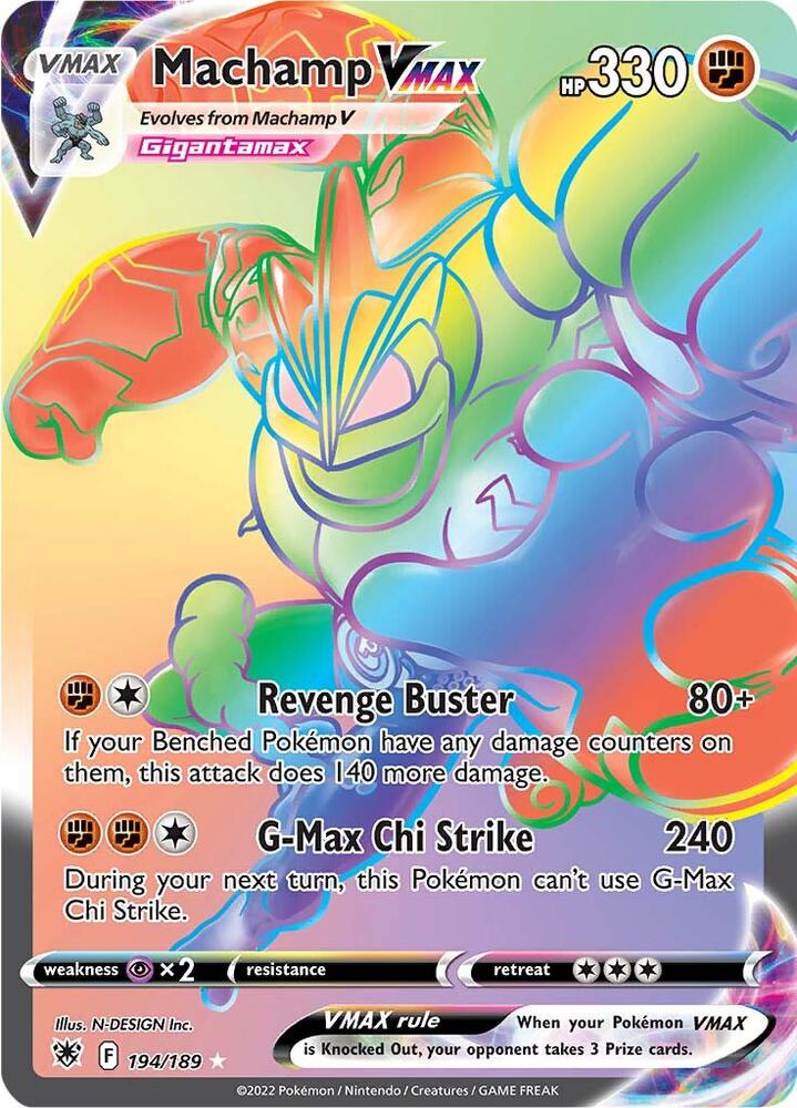 Pokemon Machamp VMAX 194/189 Astral Radiance