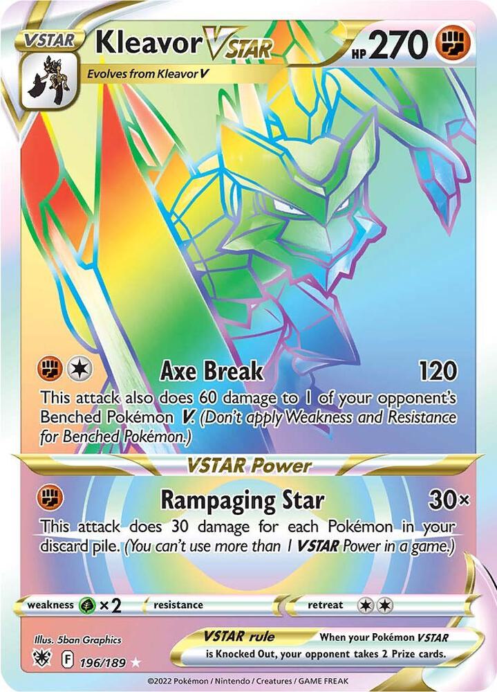 Pokemon Kleavor VSTAR 196/189 Astral Radiance