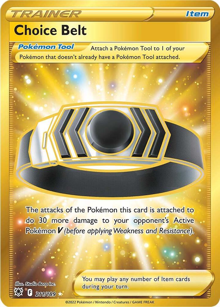 Pokemon Choice Belt 211/189 Astral Radiance