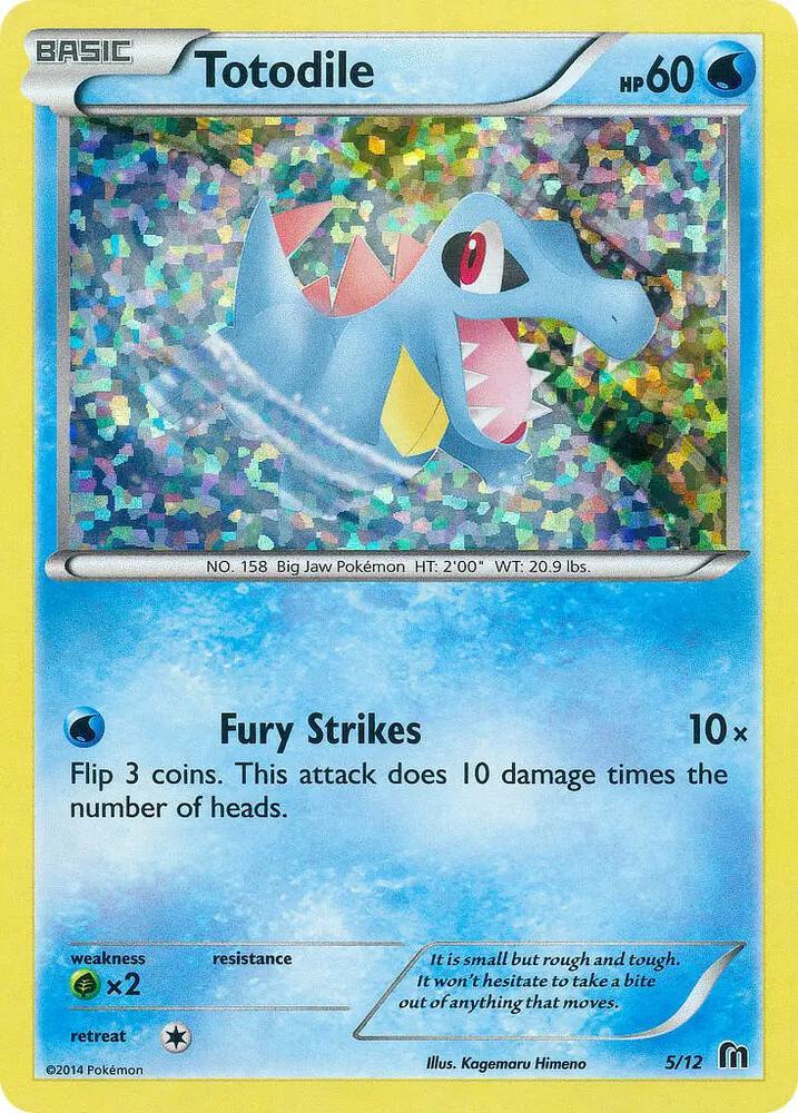 Pokemon Totodile 5/12 McDonald's Collection 2016