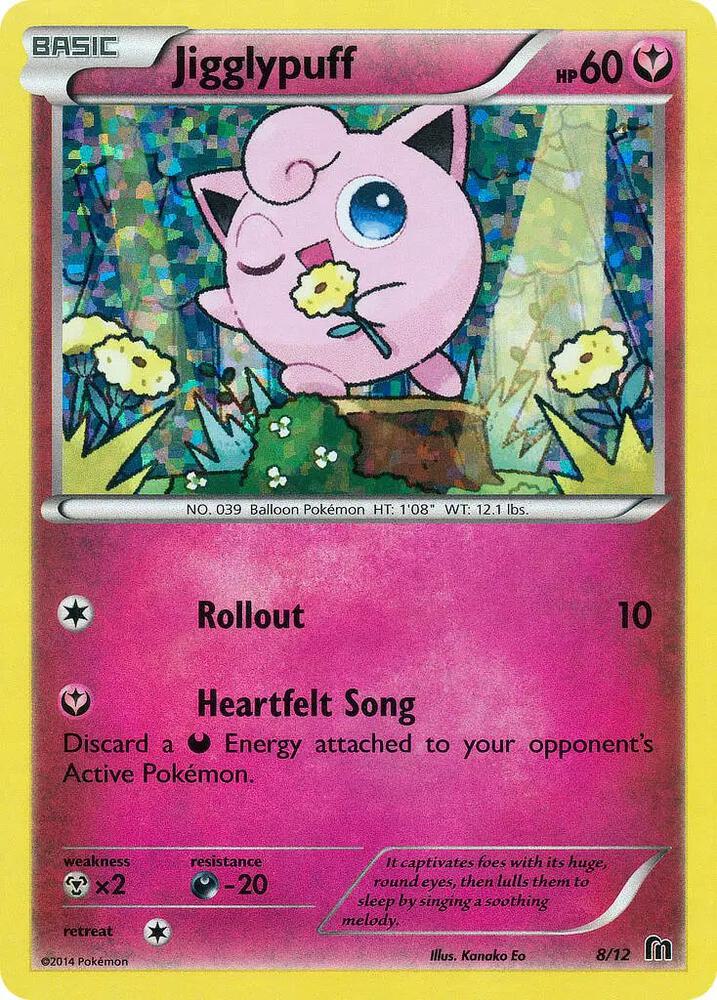 Pokemon Jigglypuff 8/12 McDonald's Collection 2016