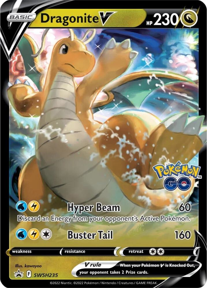 Pokemon Dragonite V SWSH235 SWSH Black Star Promos