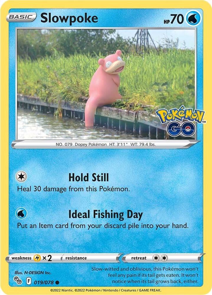 Pokemon Slowpoke 19/78 Pokémon GO