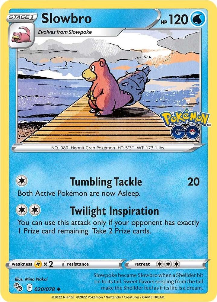 Pokemon Slowbro 20/78 Pokémon GO
