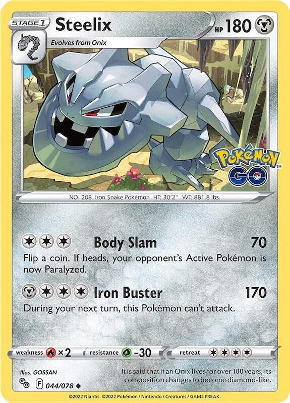 Pokemon Steelix 44/78 Pokémon GO
