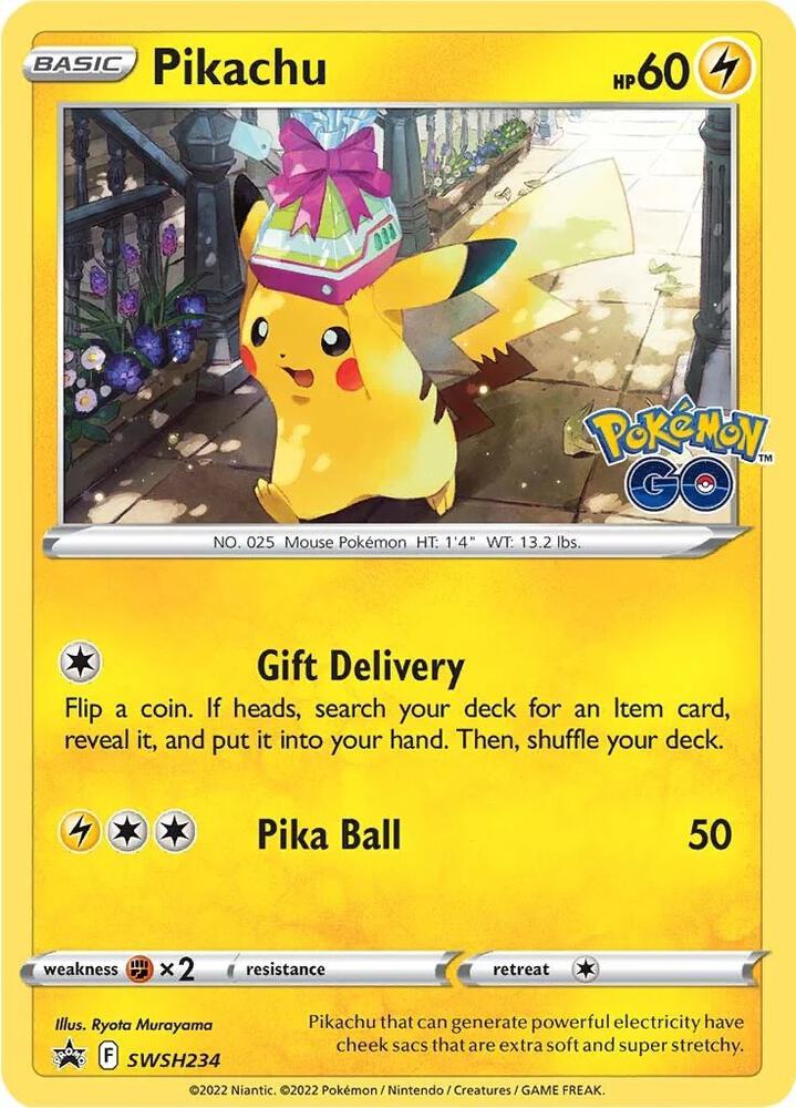 Pokemon Pikachu SWSH234 SWSH Black Star Promos