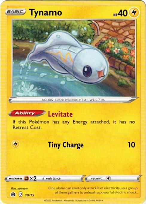 Pokemon Tynamo 10/15 McDonald's Collection 2022