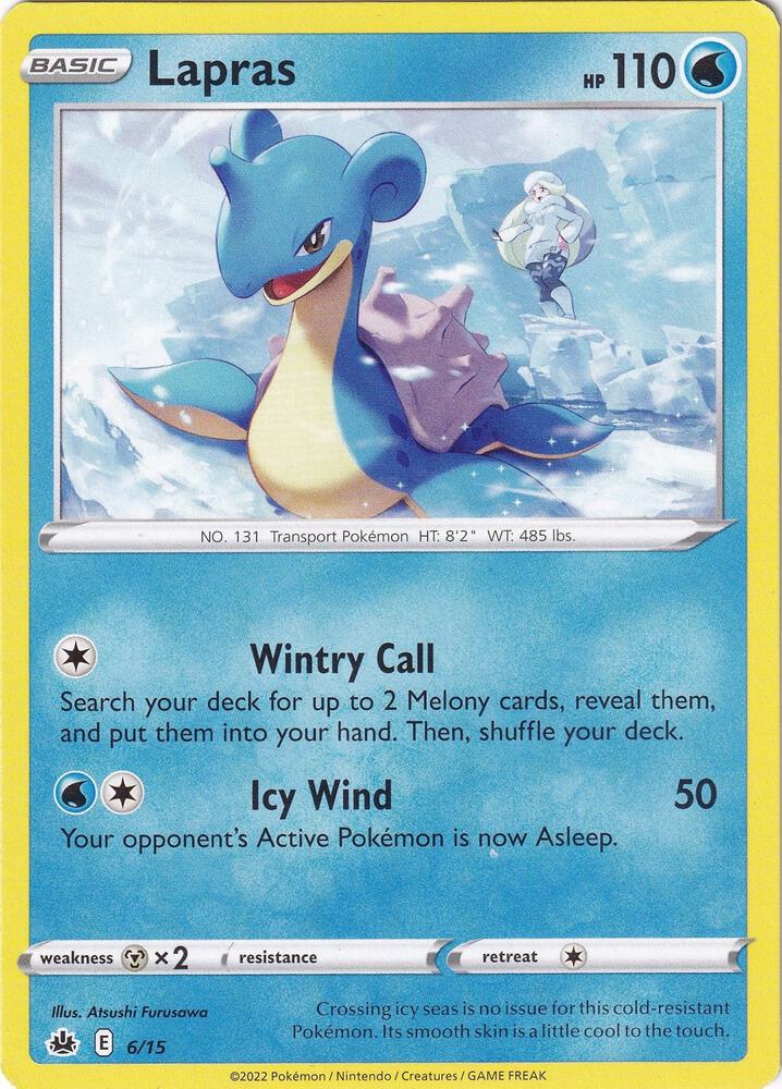 Pokemon Lapras 6/15 McDonald's Collection 2022