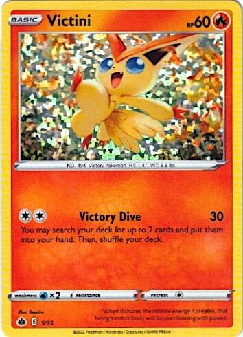 Pokemon Victini 5/15 McDonald's Collection 2022