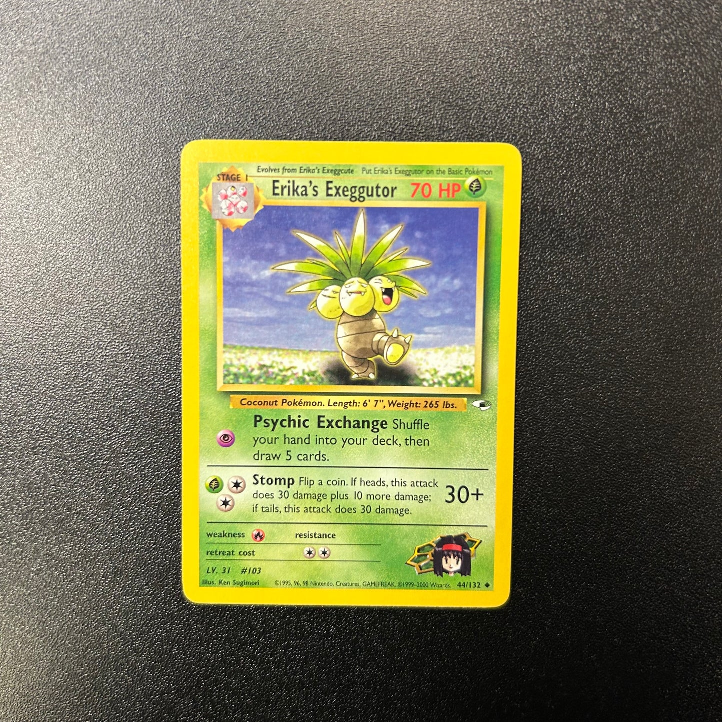 Pokemon TCG Erika's Exeggutor 44/132 Gym Heroes