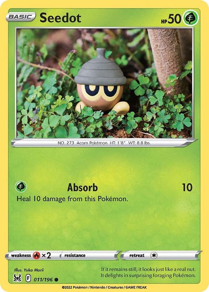 Pokemon Seedot 11/196 Lost Origin