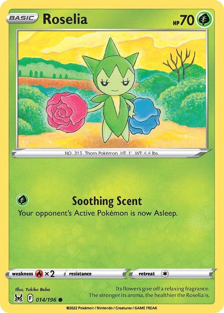 Pokemon Roselia 14/196 Lost Origin