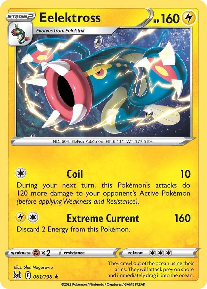 Pokemon Eelektross 61/196 Lost Origin