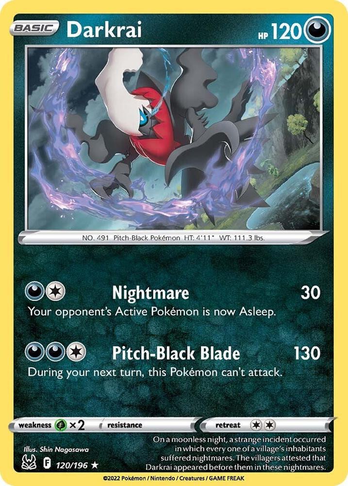 Pokemon Darkrai 120/196 Lost Origin