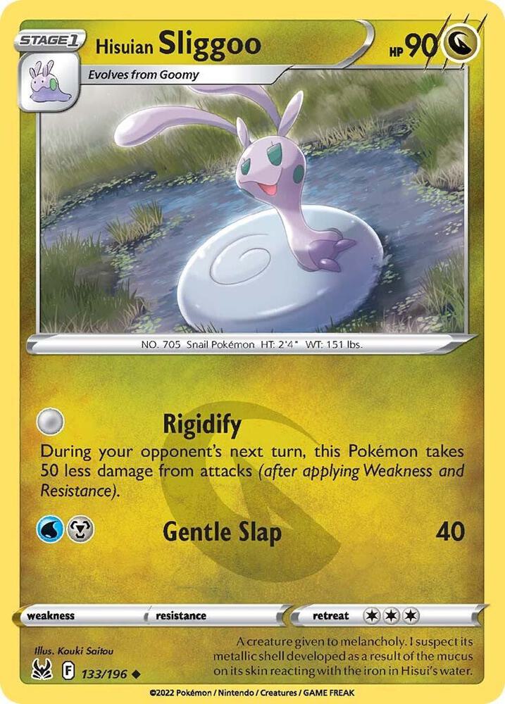 Pokemon Hisuian Sliggoo 133/196 Lost Origin