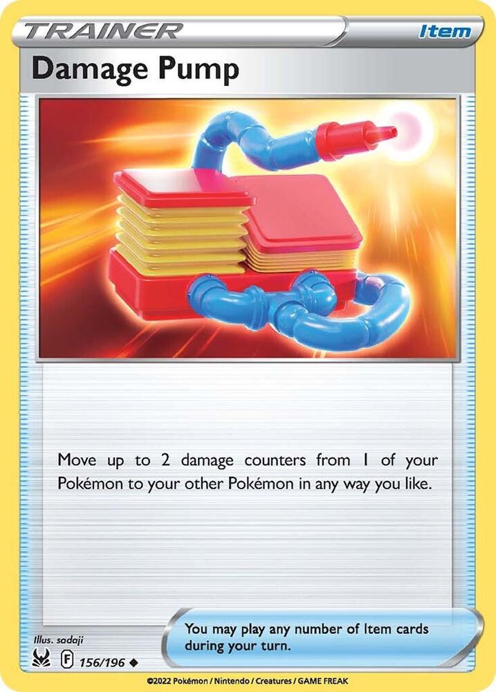 Pokemon Damage Pump 156/196 Lost Origin
